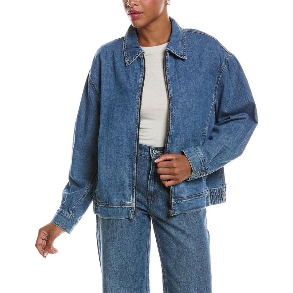 Velvet By Graham & Spencer Womens  Porter Denim Jacket, Blue